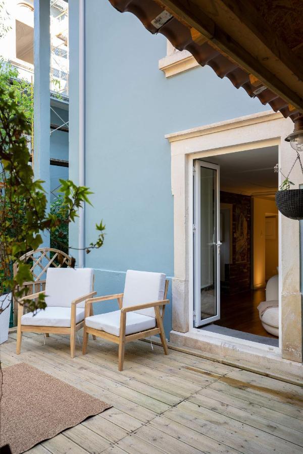 Charming Apt In Historic House Coimbra Bagian luar foto